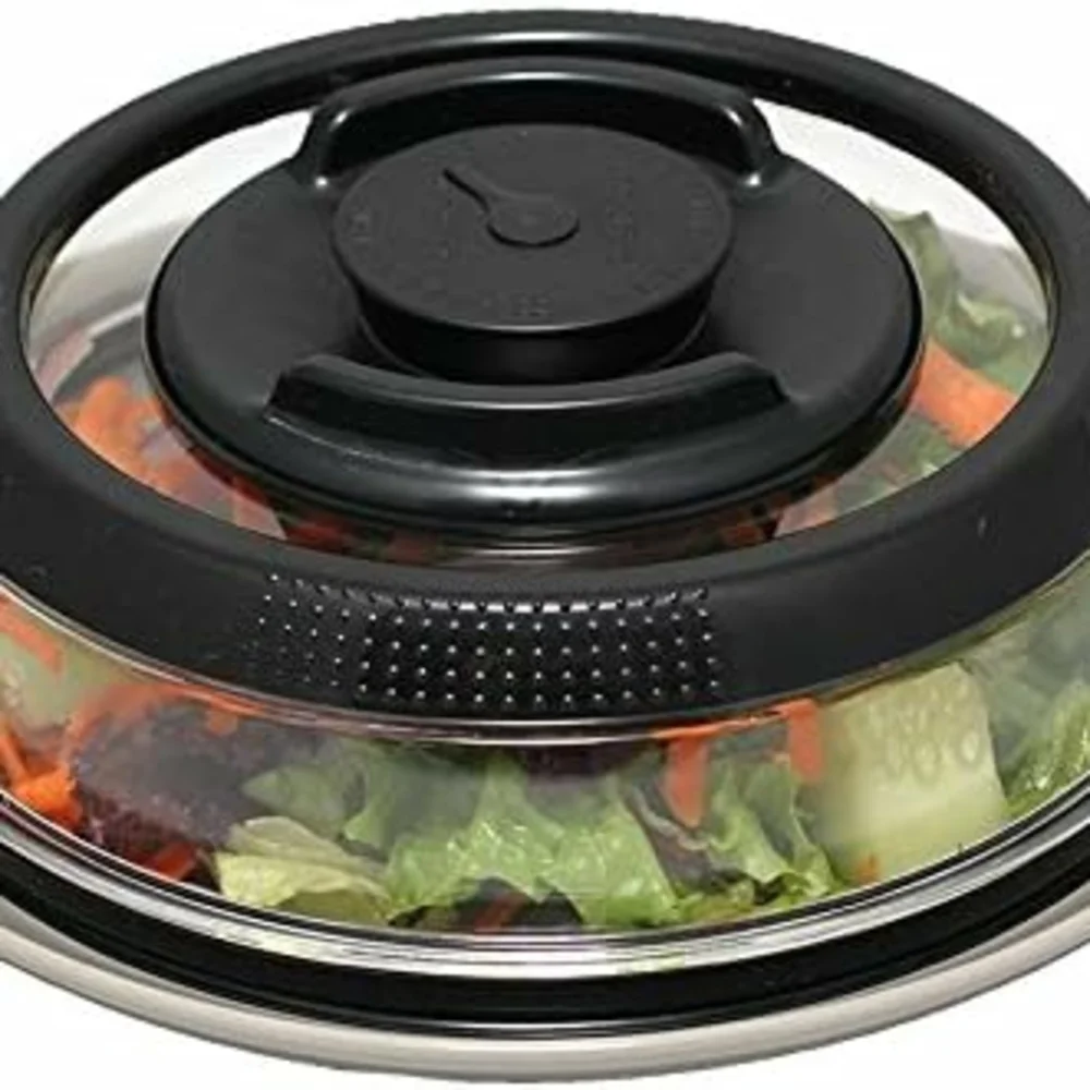 PressDome 5-Piece Vacuum Food Sealer Set Red
